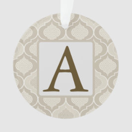 Elegant Moroccan Trellis Mönster i Neutralt Tones