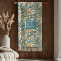 Elegant Morris Inspired Pimpernel Art nouveau