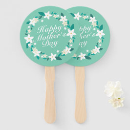 Elegant Mors dag Blommigt Utandning | Hand Fläkt