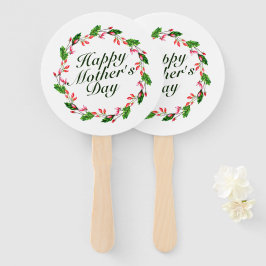 Elegant Mors dag Blommigt Utandning | Hand Fläkt