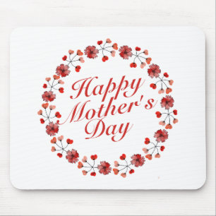 Elegant Mors dag Blommigt Utandning   Mousepad Musmatta