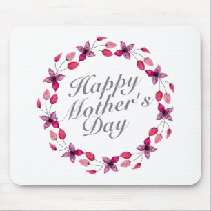 Elegant Mors dag Blommigt Utandning Mousepad Musmatta