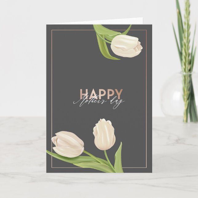 Elegant mors dag helgkort (Framsida)