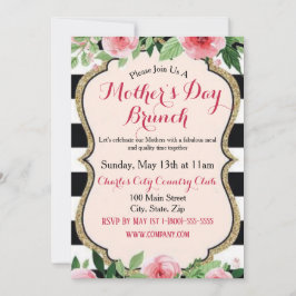 Elegant Mor's Day Brunch-inbjudan - platta kort
