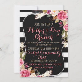 Elegant Mor's Day Brunch-inbjudan - platta kort