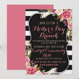 Elegant Mor's Day Brunch-inbjudan - platta kort