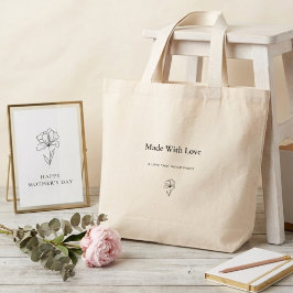 Elegant morseondagstote bag jumbo tygkasse