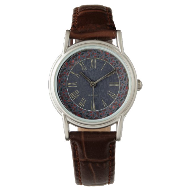 Elegant Mosaic Watch Armbandsur (Framsida)