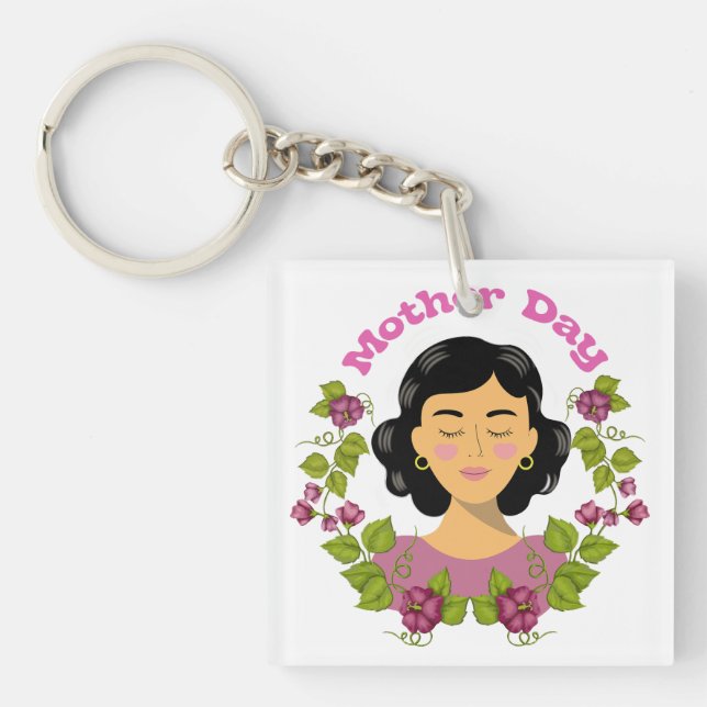  Elegant Mother’s Day Floral Woman Illustration –  (Framsidan)