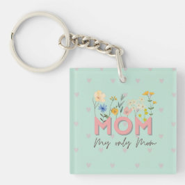 Elegant Mother’s Day Keychain Gift for Mom