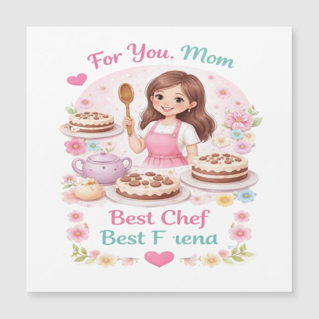 Elegant Mother's Day Printable Card (Framsida)