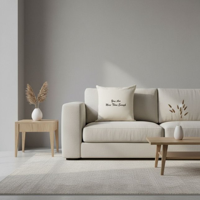 Elegant motivational quote typography modern kudde (Skapare uppladdad)