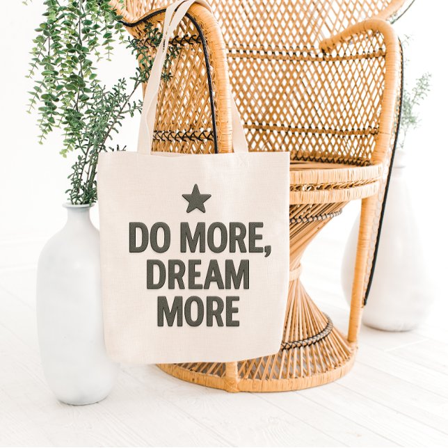 Elegant motivationscitat för handväskedesign tygkasse (Skapare uppladdad)