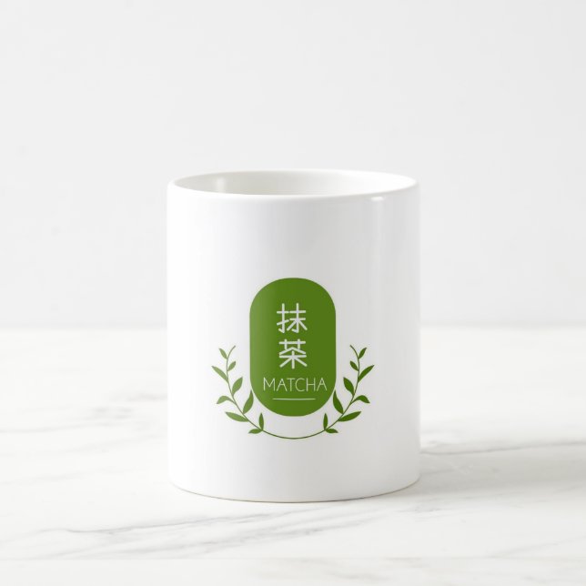 Elegant mug of matcha drink kaffemugg (Center)