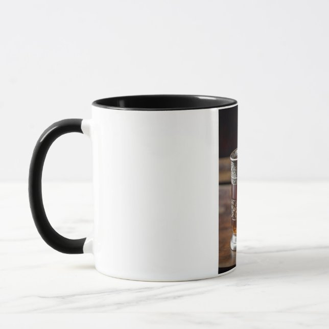 Elegant mugg med stilrent logotyp | Skräddarsydd t (Vänster)