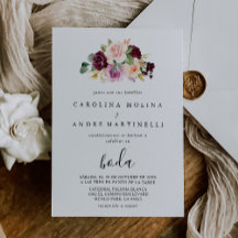 Elegant Multifärgad Flowers Boda Bröllop
