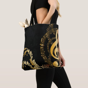 Elegant Music Note-design Tygkasse