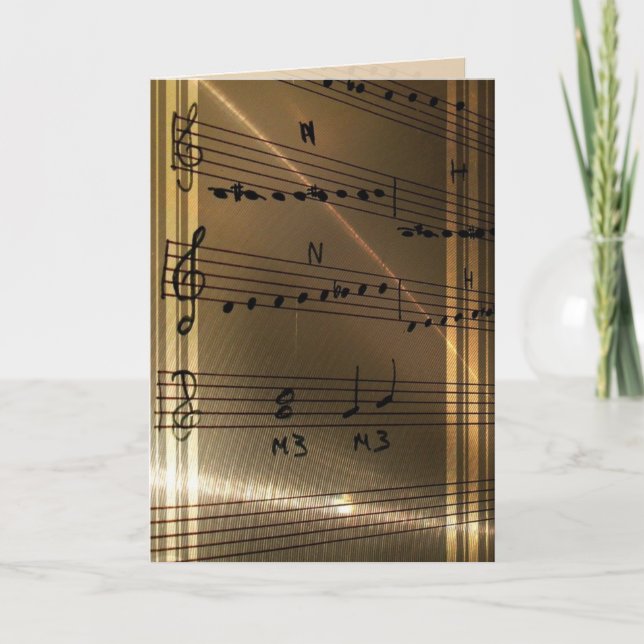 Elegant Music Teacher Haydn Quote Kort (Framsida)