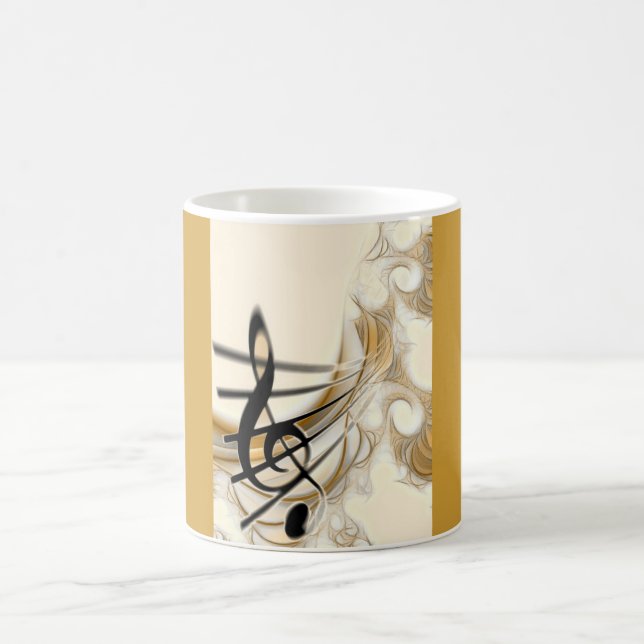 Elegant Musical Note Kaffemugg (Center)