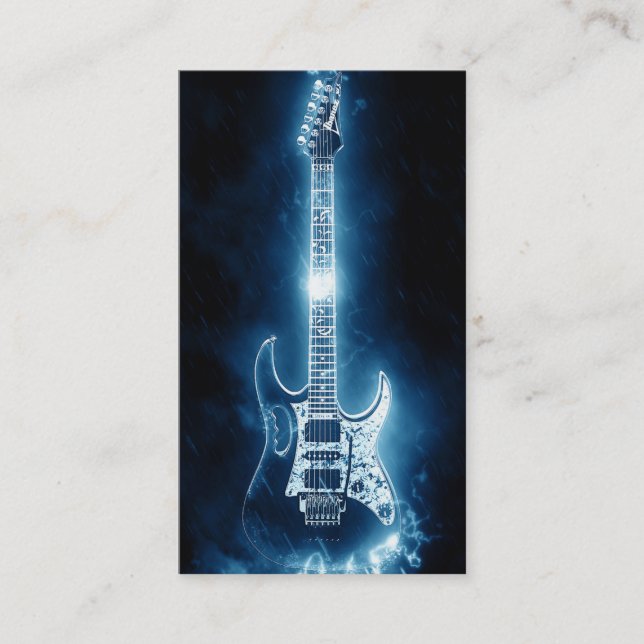 Elegant Musician Visitkort (Framsida)