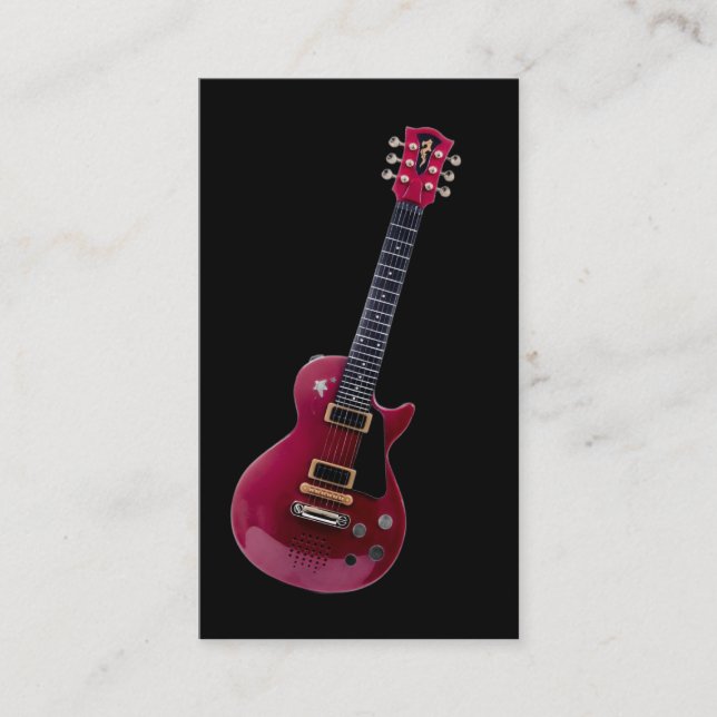 Elegant Musician  Visitkort (Framsida)