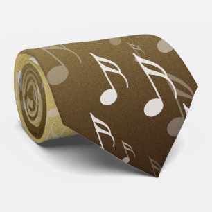 ELEGANT MUSIK NOTER i GULD Slips