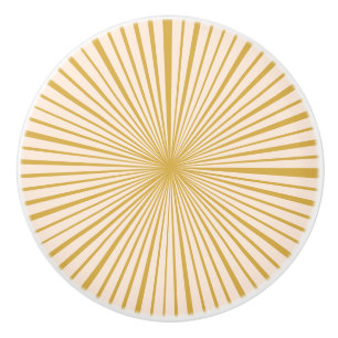 Elegant Mustard Guld  Rosa Simple Wheel Knopp
