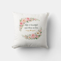 Elegant Mycket Bra Blommig Dekorativ Kuddslips
