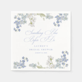 Elegant något blått innan jag gör Möhippa Pappersservett