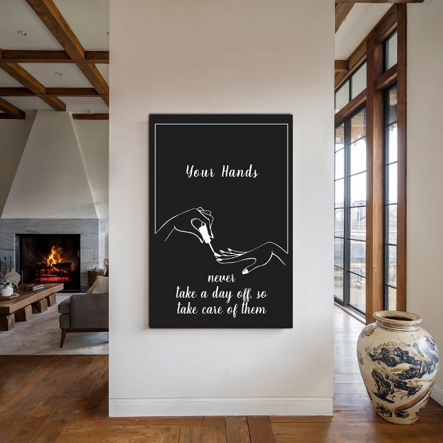 Elegant Nail Salon Wall Art Poster (Skapare uppladdad)