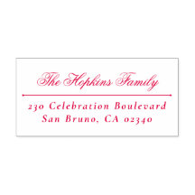 Elegant Namn Classic-Returadress i skriptfamiljen