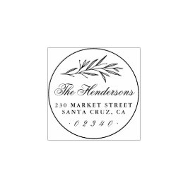 Elegant Namn Classic-Returadress i skriptfamiljen Stämpel