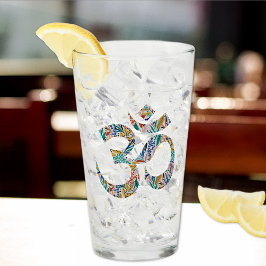 Elegant Namn, färgstark botanik om symbol 16 oz Glaskopp