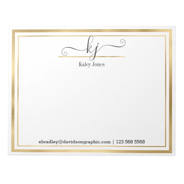 Elegant Namn | Från Anteckningsblockets skrivbord Anteckningsblock (Framsida)