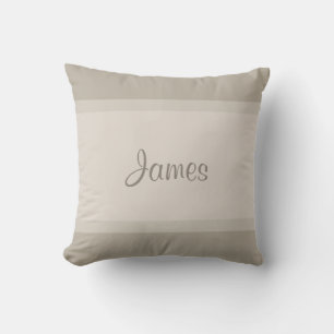 Elegant Namn handskriven skripttext Modern Kudde