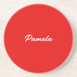 Elegant Namn minimalistiskt, klassiskt varningslar Underlägg