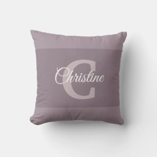 Elegant Namn Monogram Första Brev C-handskript Kudde