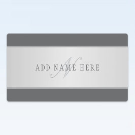 Elegant Namn & Monogram Lettering (eller annan tex Klistermärke