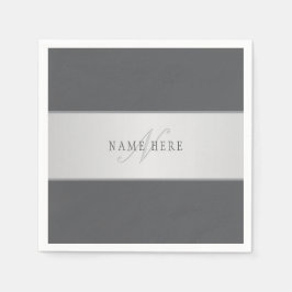 Elegant Namn & Monogram Lettering (eller annan tex Pappersservett