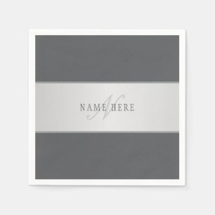 Elegant Namn & Monogram Lettering (eller annan tex Pappersservett