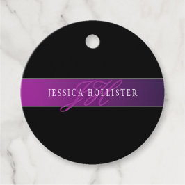 Elegant Namn & Monogrammed inledande/inledande/ini Gåvor Etiketter