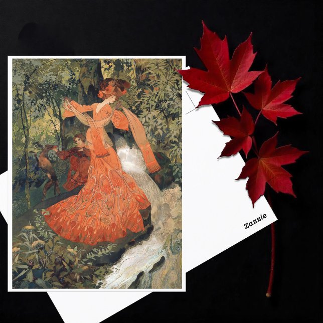 Elegant nära Vår, Vintage Vykort (Skapare uppladdad)