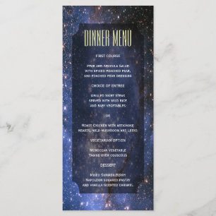 Elegant Natt Himmel / Blanka tema Slimmad innermen Meny