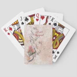 Elegant Nature Embossed  classic cards Casinokort