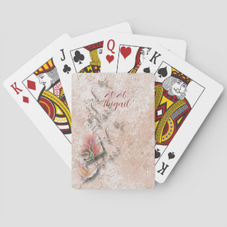 Elegant Nature Embossed  classic cards Casinokort