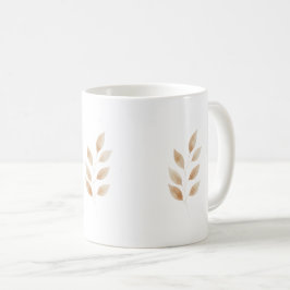Elegant Nature-Inspired Coffee Cup in Neutral  Kaffemugg