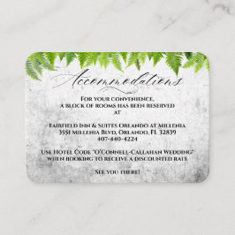 Elegant Naturligt hus i Bröllop Tilläggskort