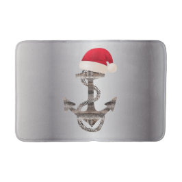 elegant nautical ANCHOR + SANTA HAT | Badrumsmatta