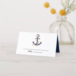 Elegant Nautical Bröllop Placeringskort