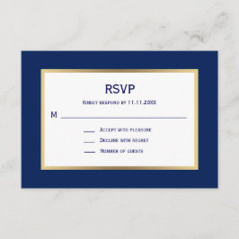 Elegant Nautical Navy Blue White OSA Bröllop